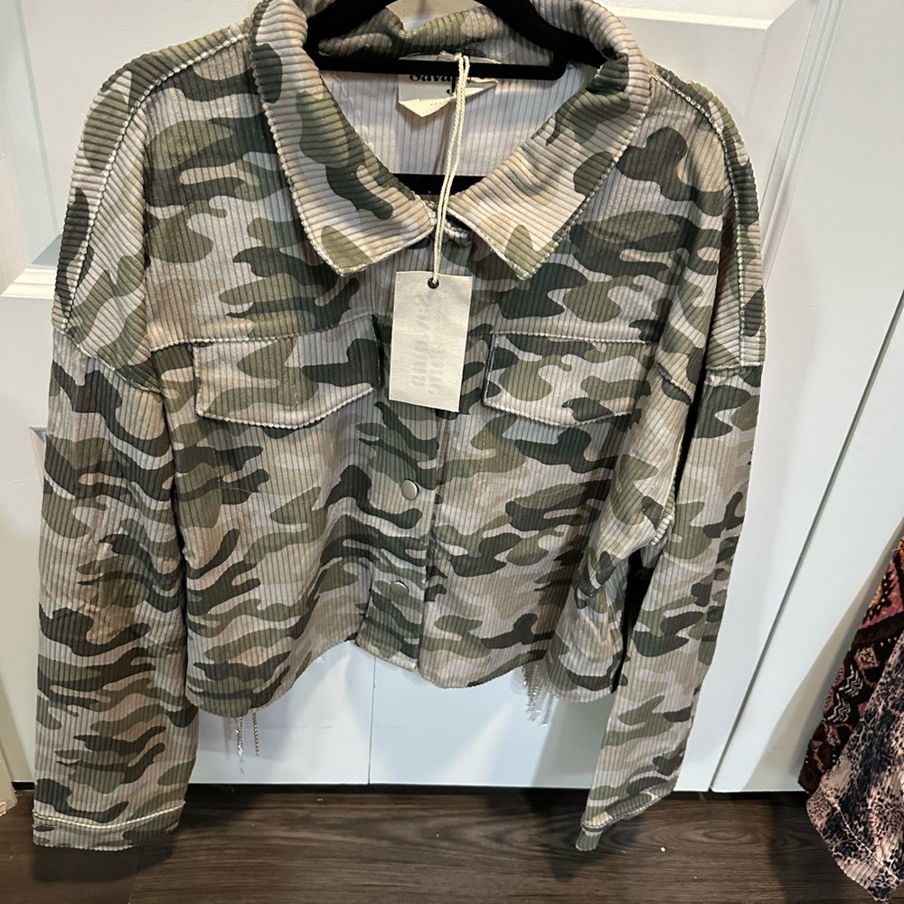 Green Camo Women's Jacket